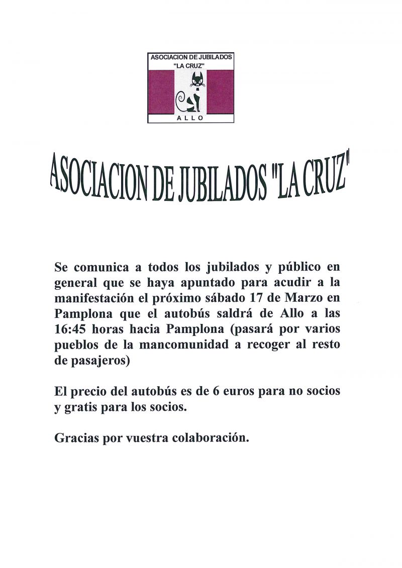 AUTOBÚS JUBILADOS