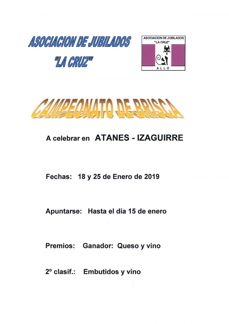 CAMPEONATO DE BRISCA