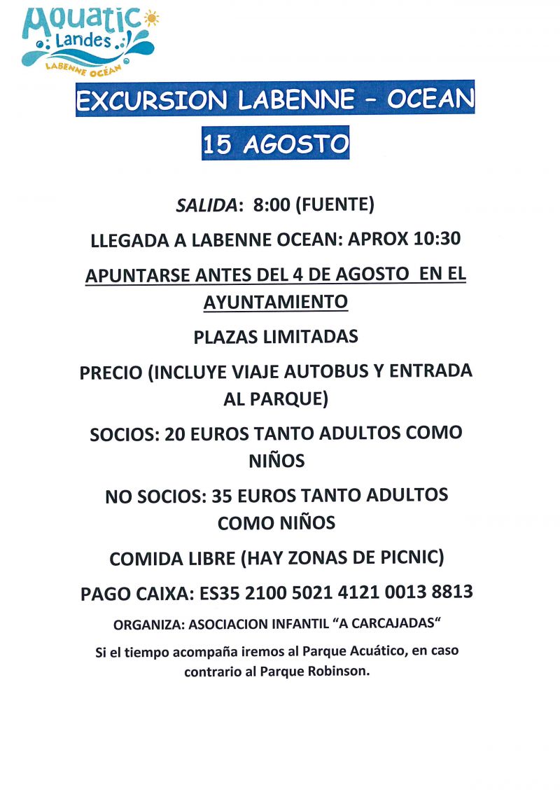 EXCURSIÓN A LABENNE-OCÉAN (FRANCIA)