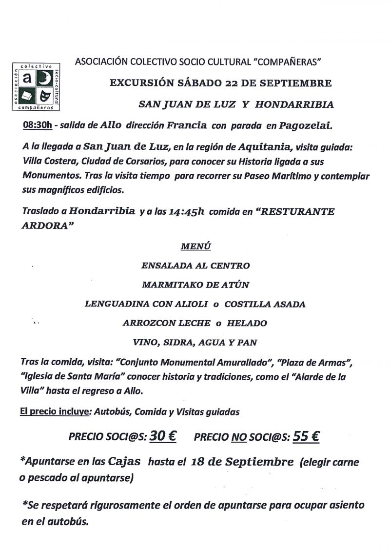 EXCURSIÓN