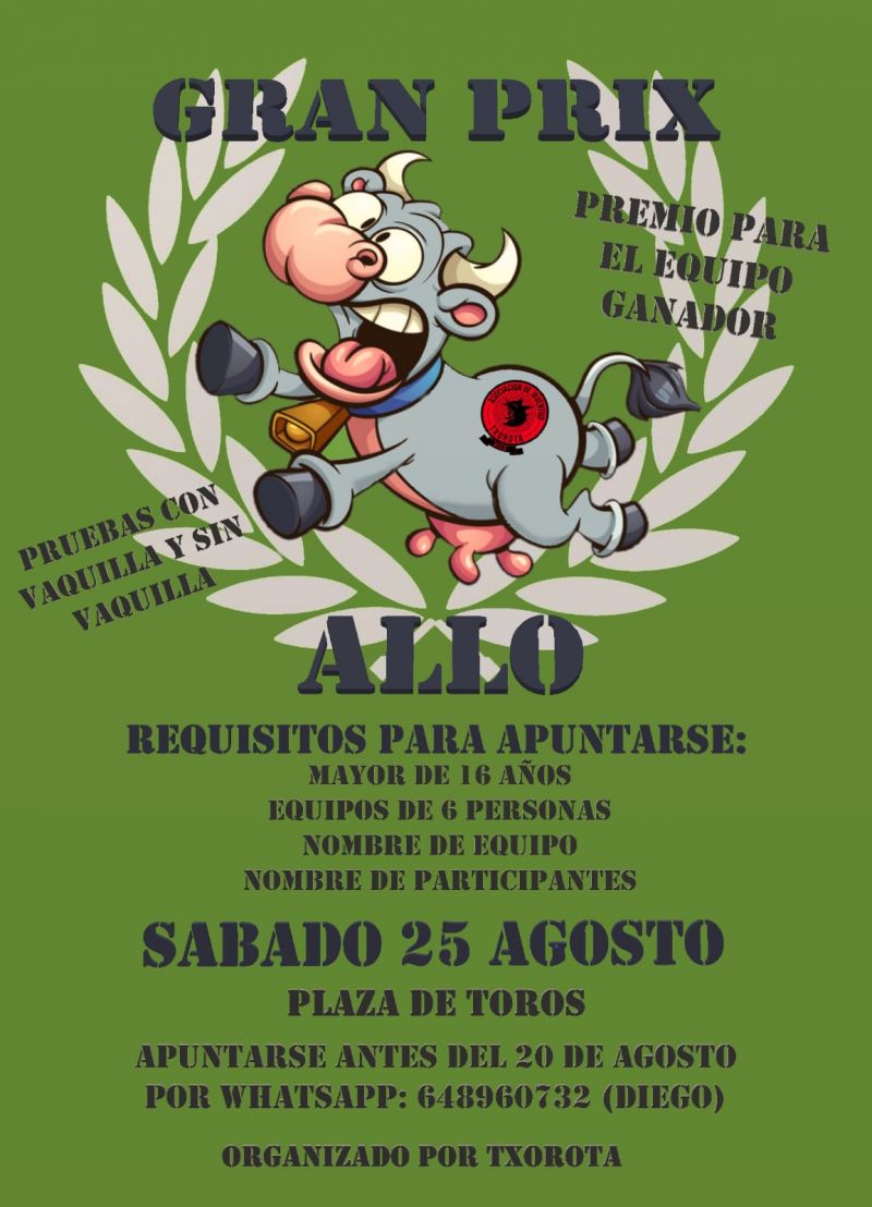 TXOROTA EN LAS FIESTAS PATRONALES