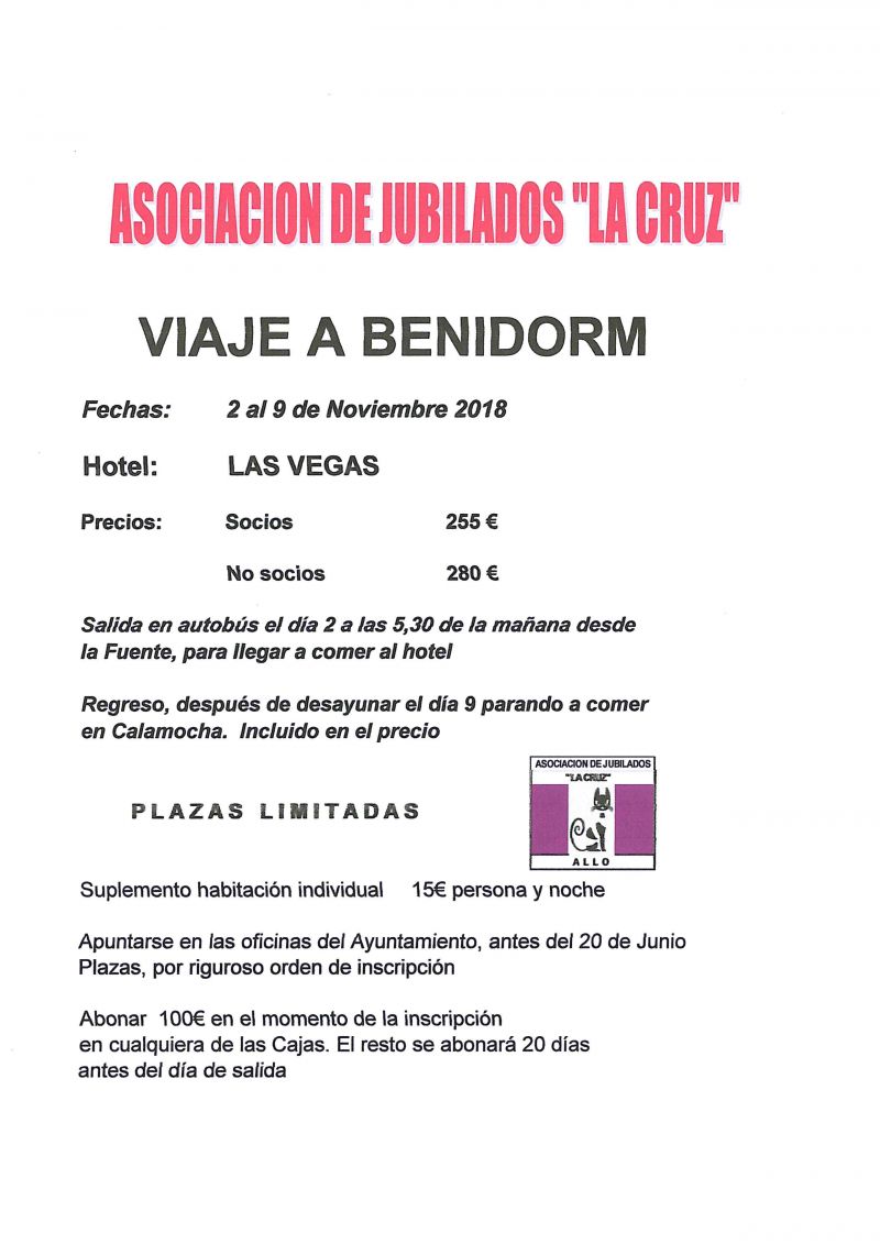 VIAJE A BENIDORM