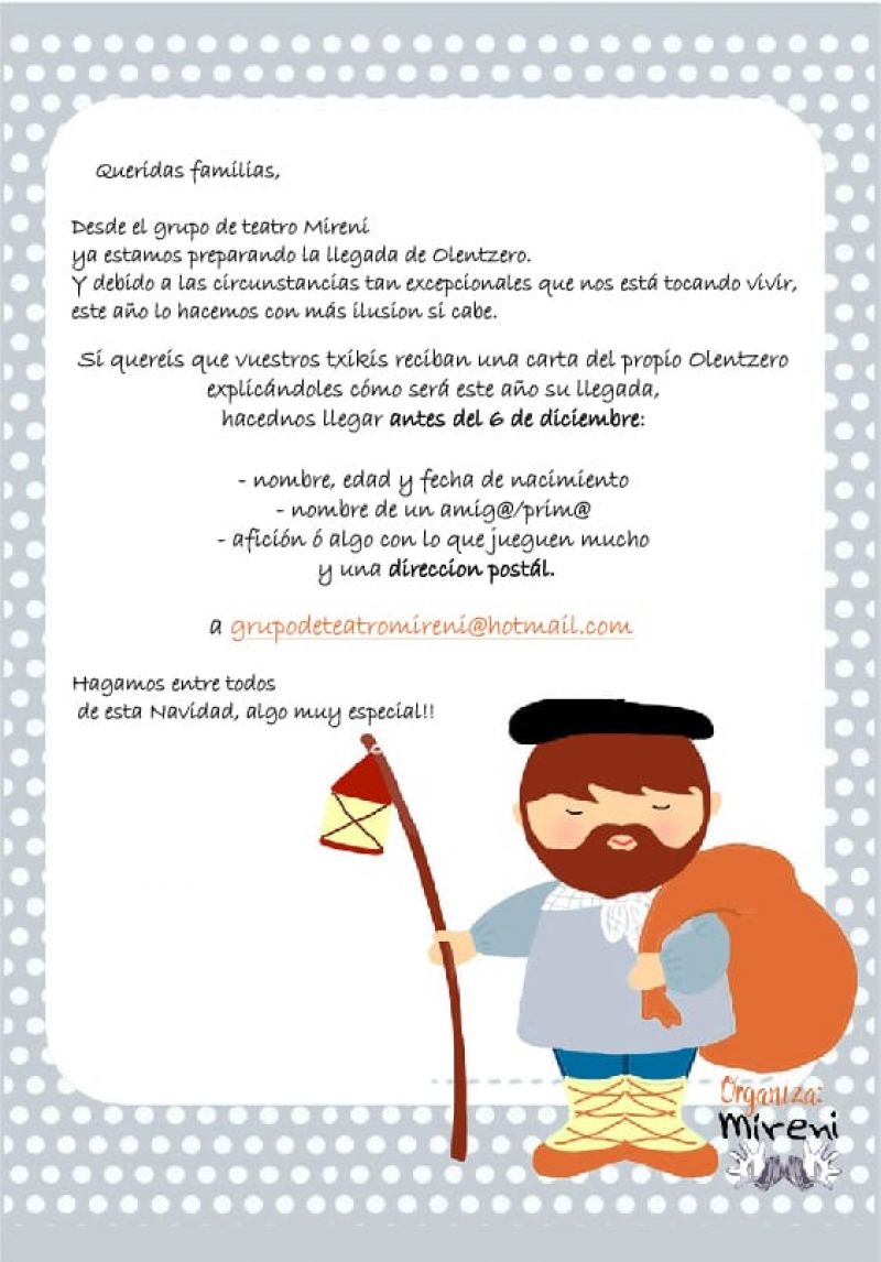 CARTAS DE OLENTZERO - GRUPO DE TEATRO MIRENI