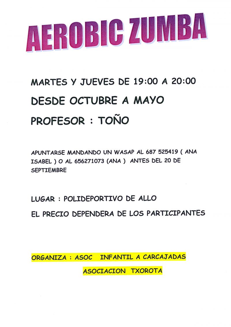 Curso Aerobiczumba