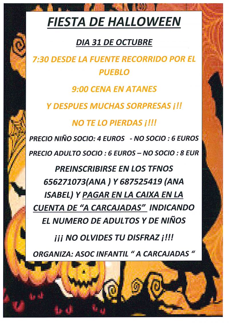 Fiesta Halloweeen - Asociación Infantil