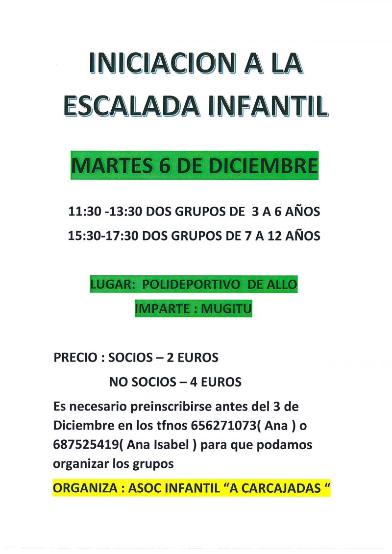 INICIACIÓN A LA ESCALADA