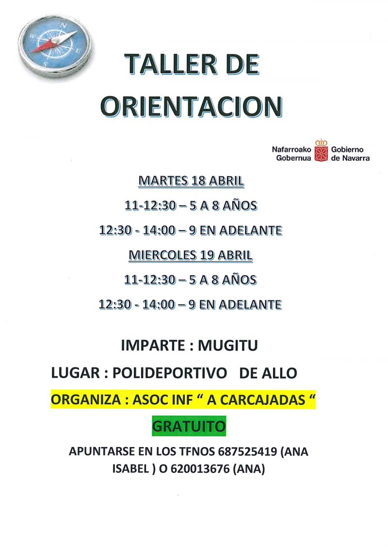 TALLER DE ORIENTACIÓN