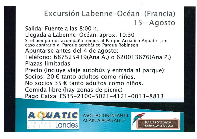 EXCURSIÓN A LABENNE-OCÉAN (FRANCIA)
