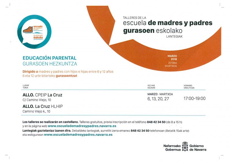 TALLER ESCUELA MADRES Y PADRES