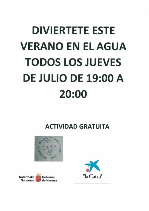 DIVIÉRTETE EN EL AGUA