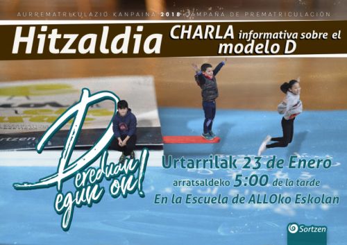CHARLA INFORMATIVA MODELO D