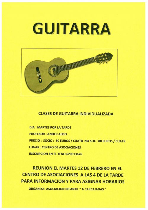 CLASES DE GUITARRA