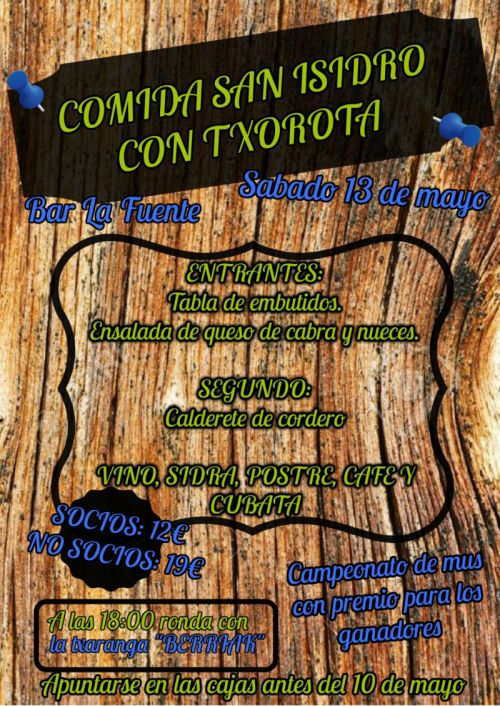 COMIDA TXOROTA SAN ISIDRO