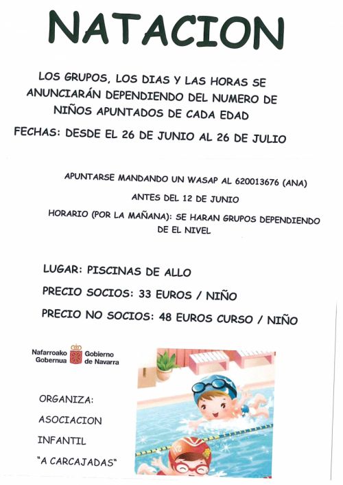 Curso Natación
