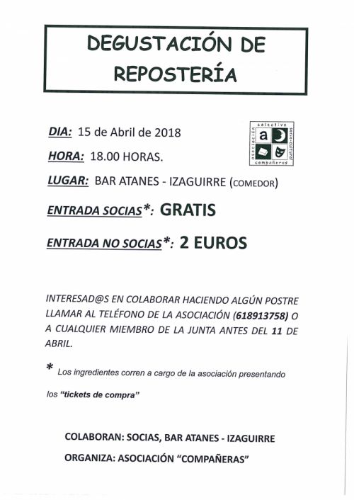 DEGUSTACIÓN DE REPOSTERÍA