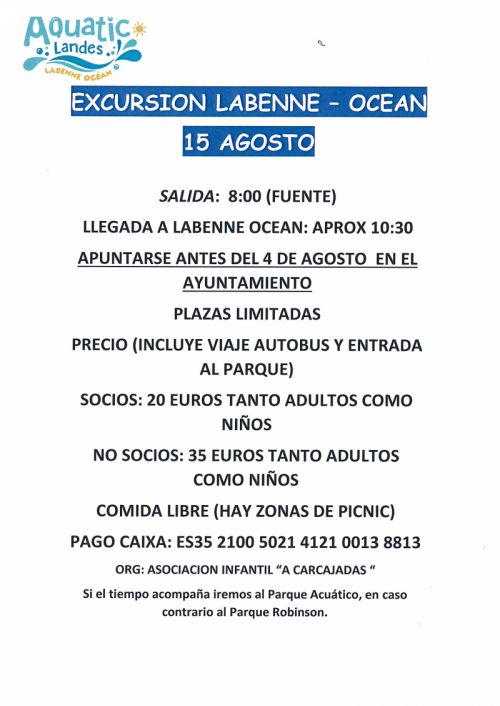 EXCURSIÓN LABENNE OCEAN