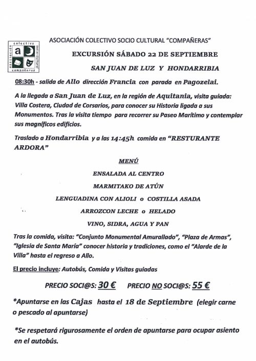 EXCURSIÓN