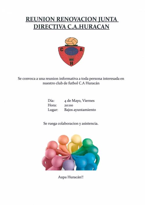 Renovación Junta C.A. Huracán