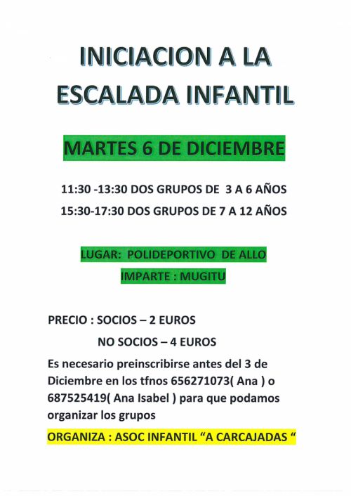 INICIACIÓN A LA ESCALADA