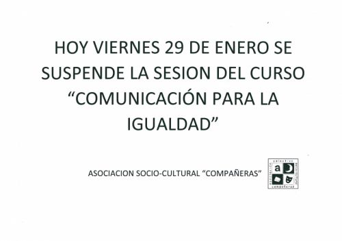 SUSPENSIÓN DE CURSO
