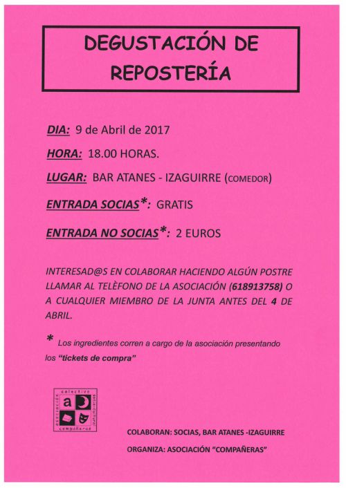 DEGUSTACIÓN DE REPOSTERÍA