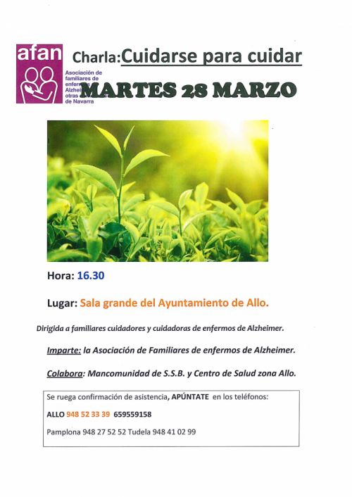 charla cuidarse para cuidar