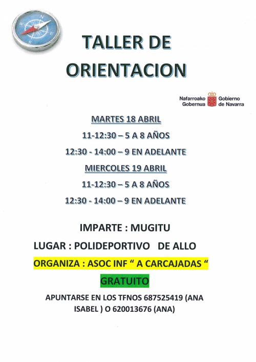 TALLER DE ORIENTACIÓN