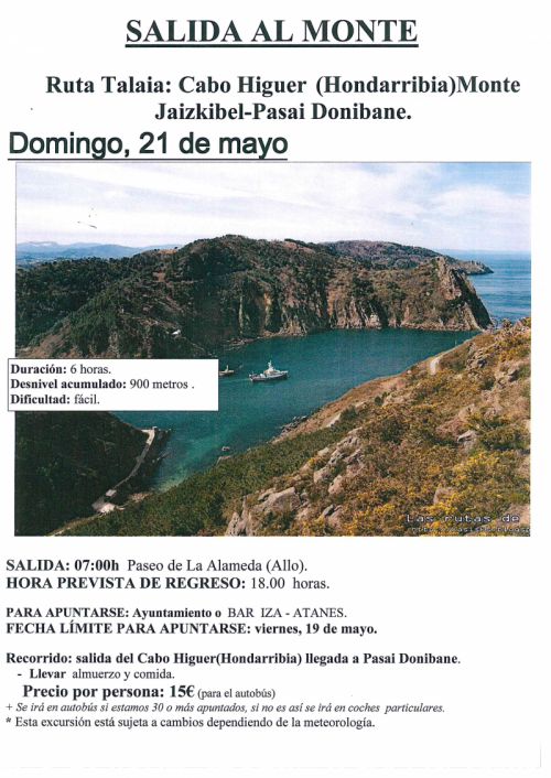 Salida al Monte