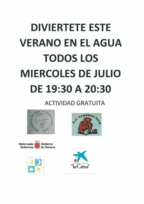DIVIÉRTETE EN EL AGUA