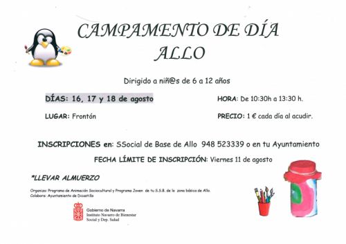 CAMPAMENTO DE DÍA