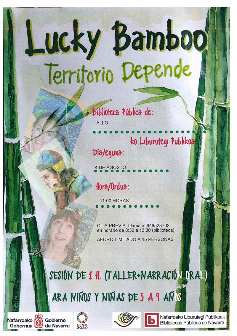 ACTIVIDAD BIBLIOTECA TALLER + NARRACIÓN ORAL