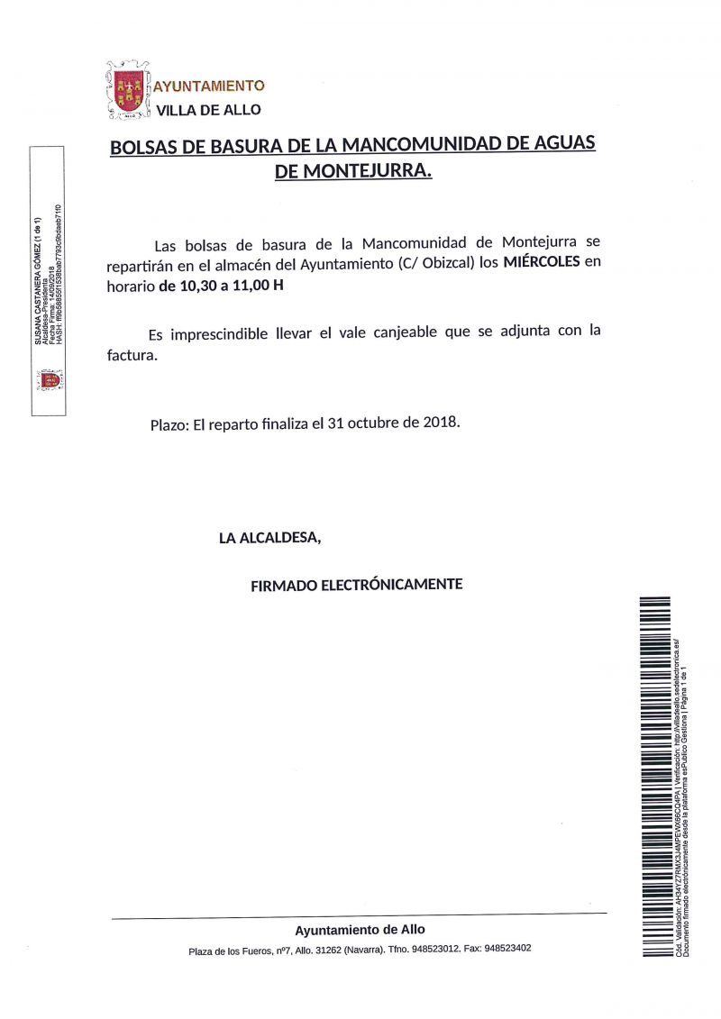 BOLSAS DE BASURA