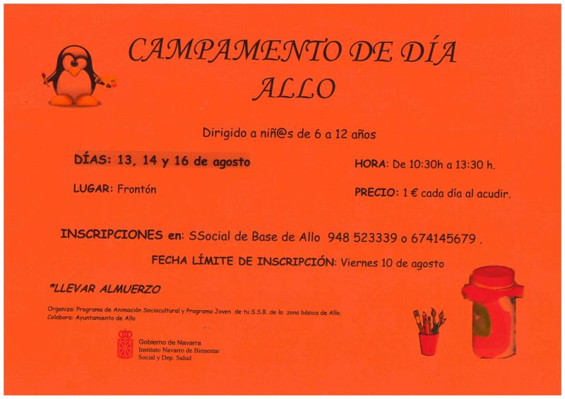CAMPAMENTO DE DÍA