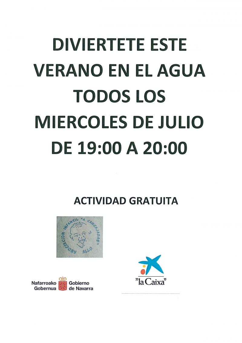 DIVIÉRTETE EN EL AGUA