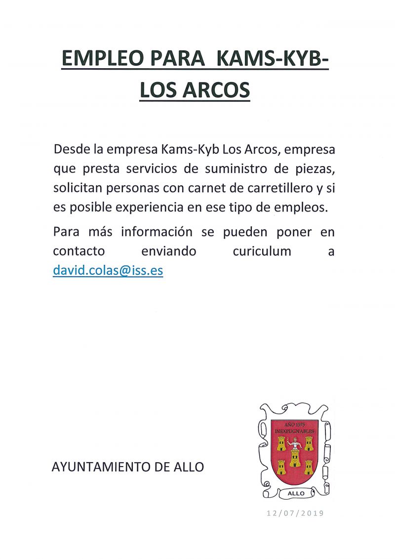 OFERTAS DE EMPLEO