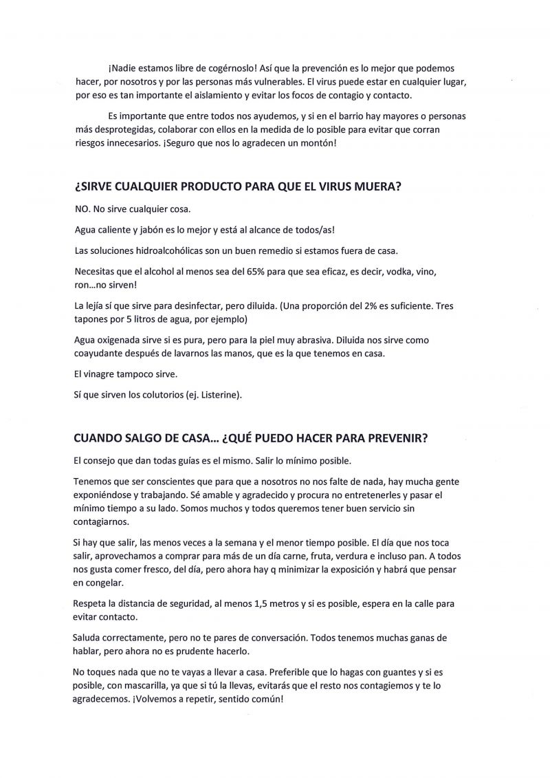 Que podemos hacer en Allo para detener el covid-19