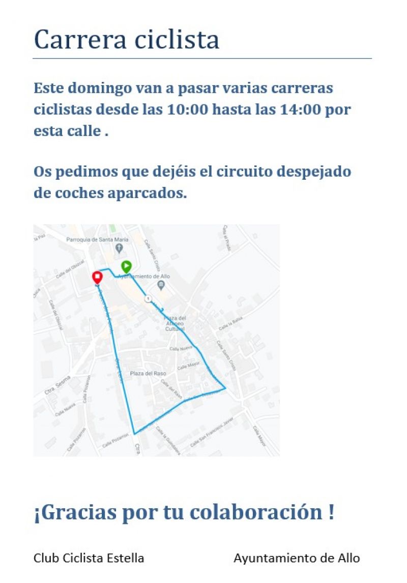 RECORRIDO CARRERA