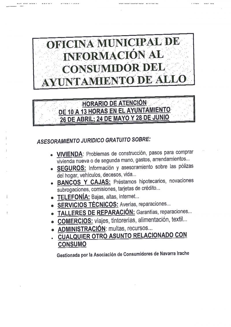 Oficina del Consumidor Irache