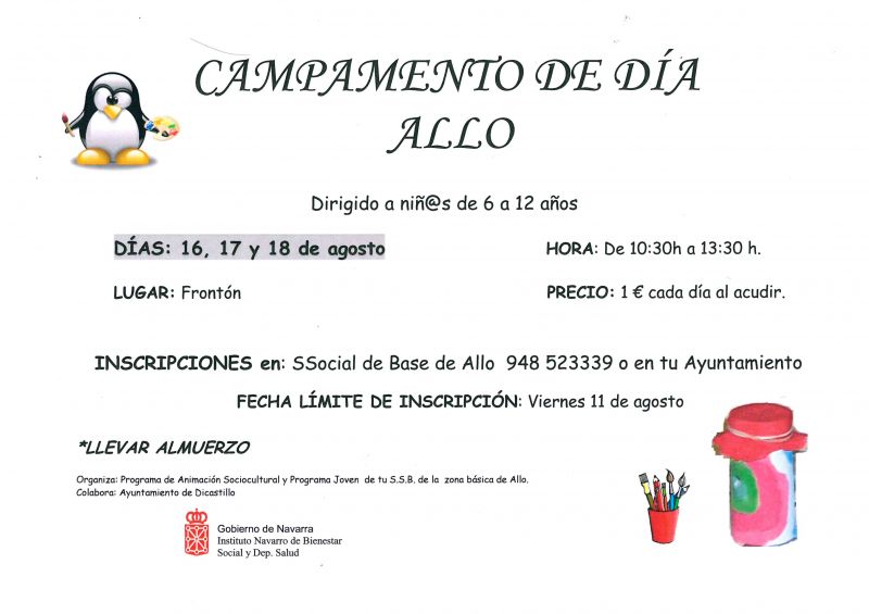 CAMPAMENTO DE DÍA