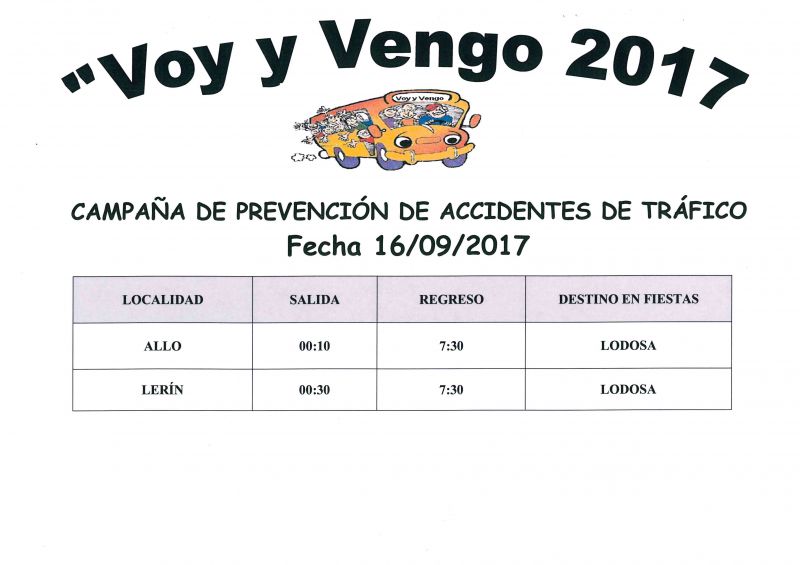 VOY Y VENGO 2017