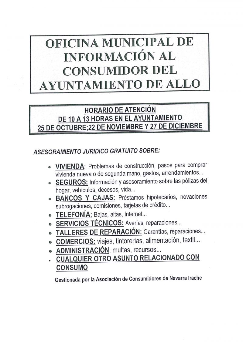 Oficina del Consumidor Irache