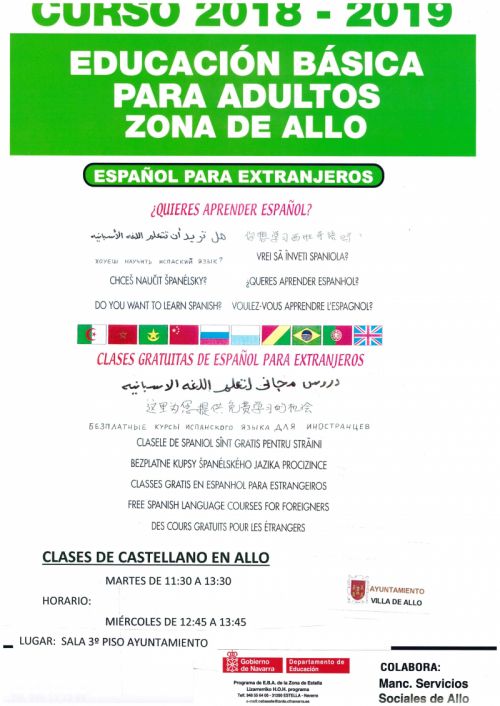 Clases castellano para extranjeros