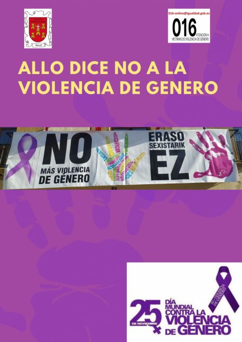 ALLO DICE NO A LA VIOLENCIA DE GENERO