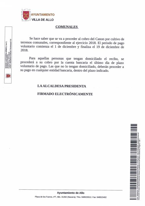 bando comunales