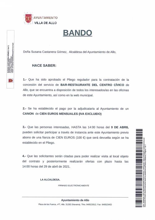 BANDO PLIEGO CENTRO CIVICO