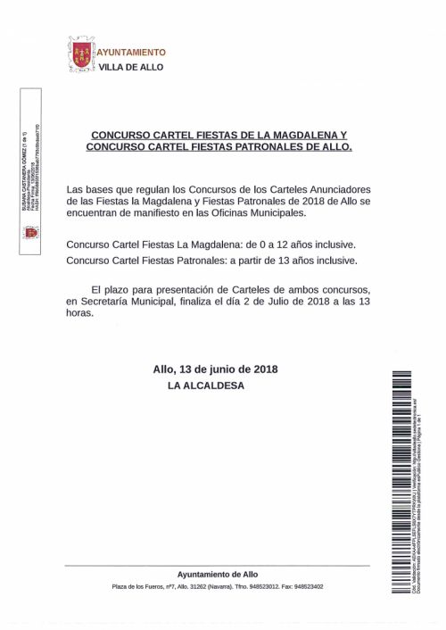 CONCURSO CARTELES FIESTAS