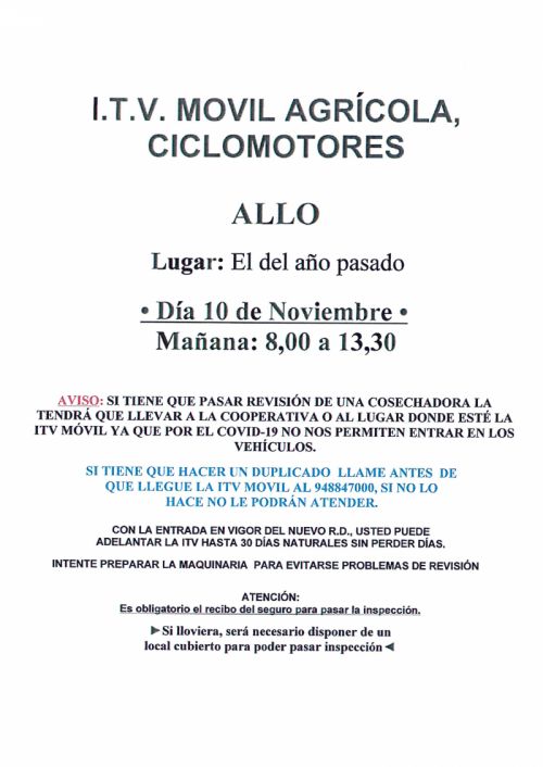 IVT MOVIL AGRÍCOLA Y CICLOMOTORES
