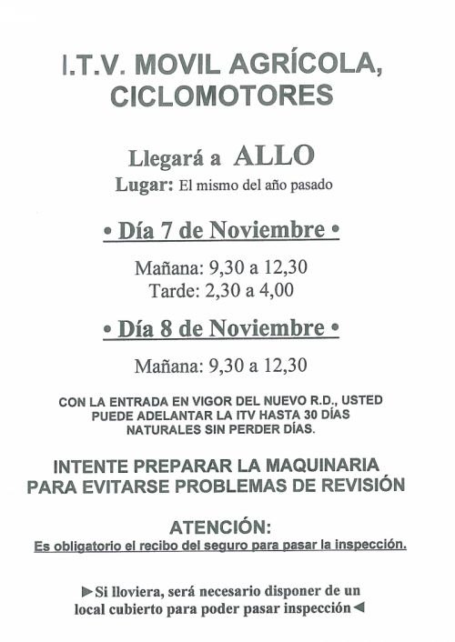 IVT MOVIL AGRÍCOLA, CICLOMOTORES