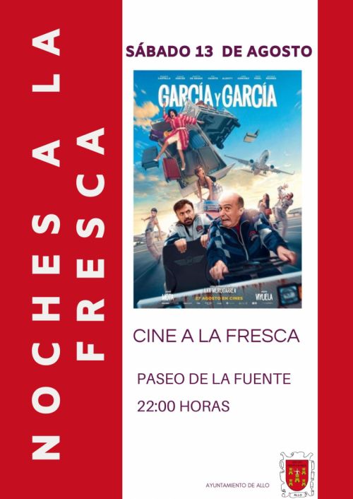 NOCHES A LA FRESCA 13 DE AGOSTO
