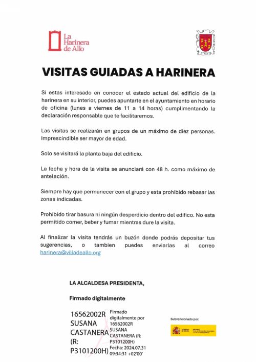 Visitas Guiadas Harinera